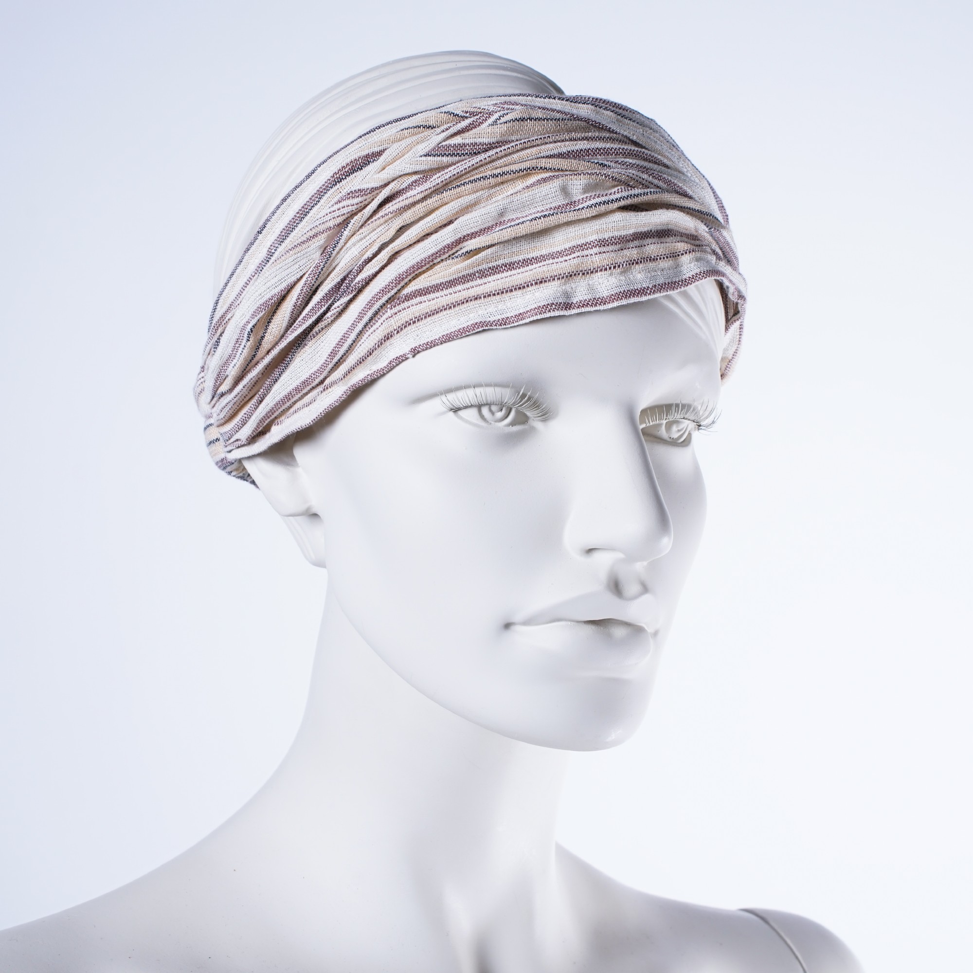 Haarband 'Detroit', aus 100% Baumwolle, beige günstig bestellen