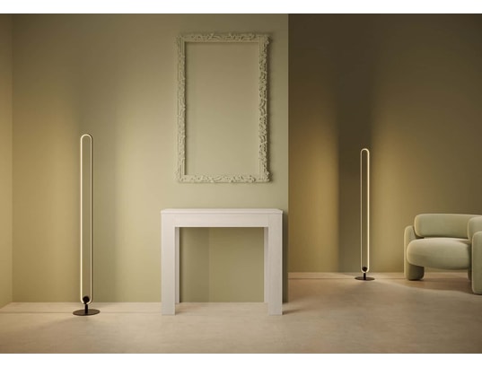 ITYHOME - Console extensible bora 90x42/198cm frêne blanc