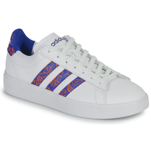 Adidas Sportswear - GRAND COURT 2.0 - Blanc / Bleu / Orange