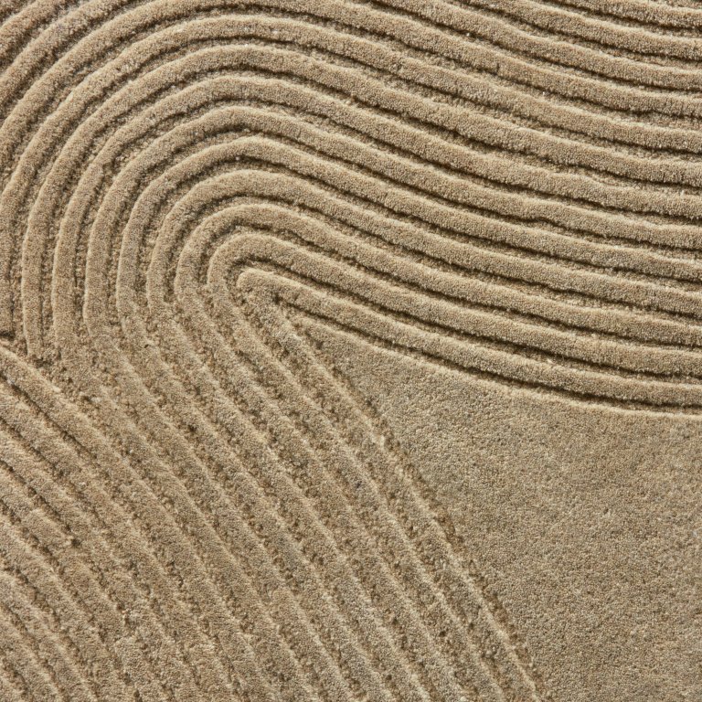 Bolia Zen Shaped vloerkleed 250x333 lichtgrijs