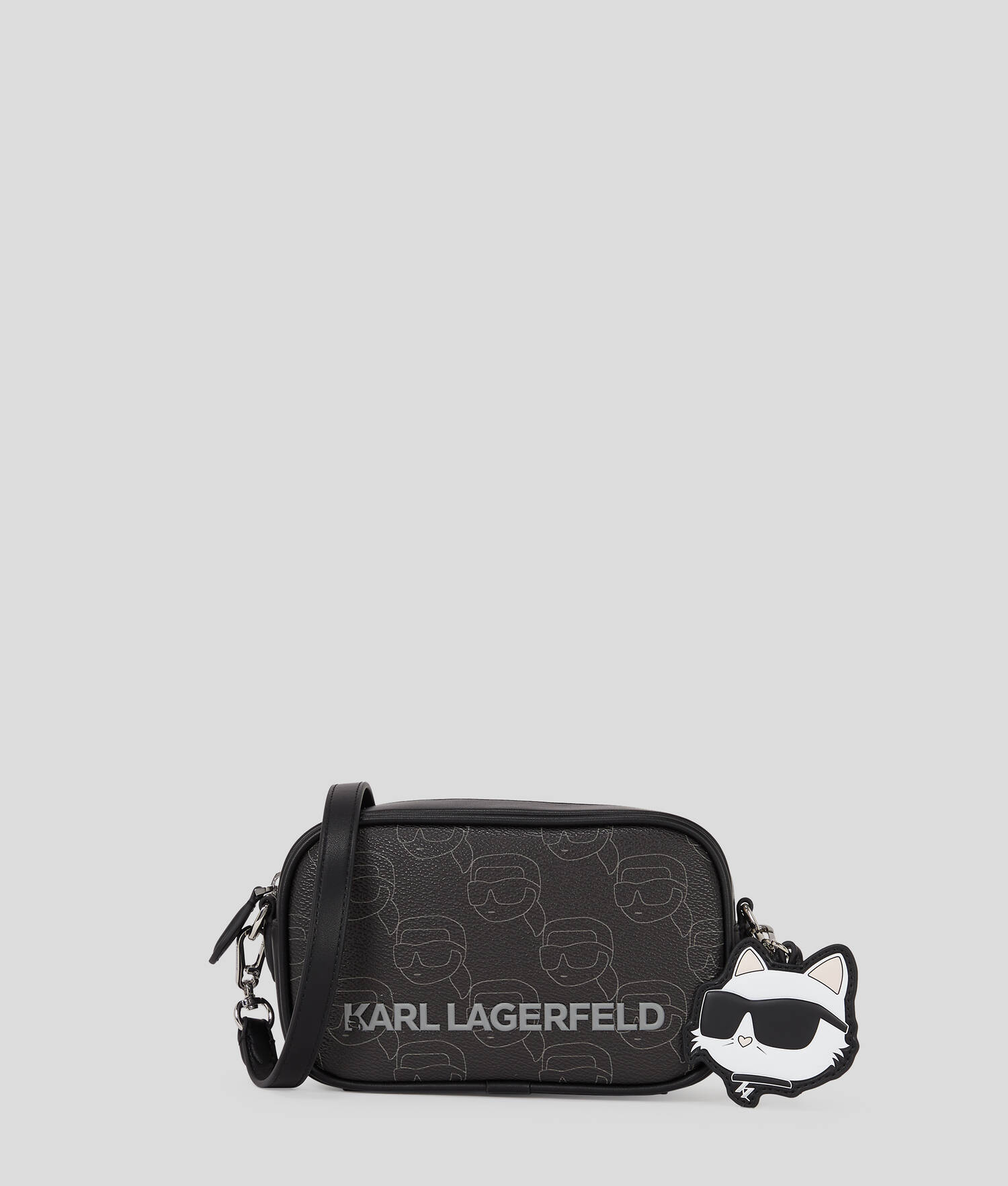 SAC CAMÉRA IKON MONOGRAM - NFT All Over Pattern Noir