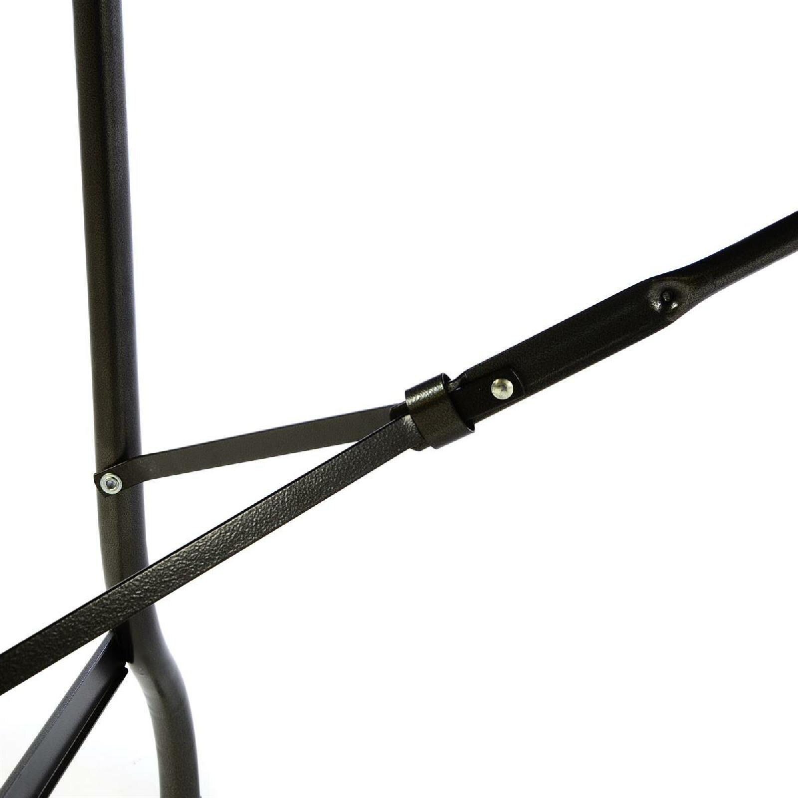 VCM Partytisch Klapptisch Gartentisch Rattan-Optik 180 x 75 cm schwarz Tragegriff