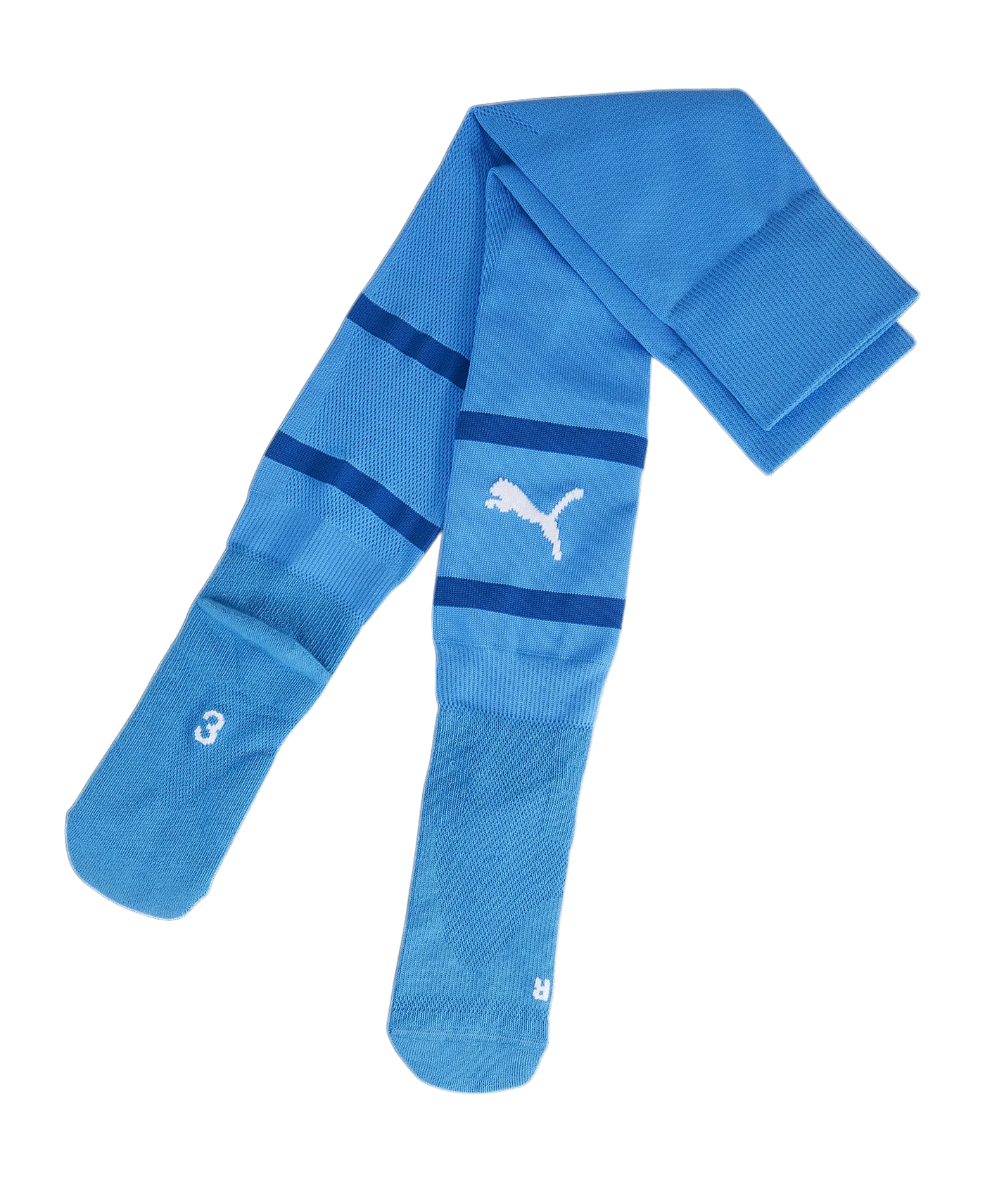 PUMA teamFINAL Strumpfstutzen Blau Weiss F02