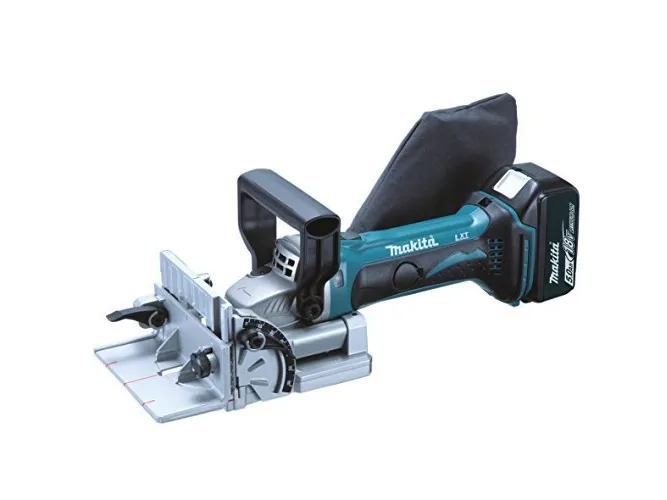 Makita DPJ180 - Småkage-joiner - ledningfri - 100 mm - 2 batterier - 18 V