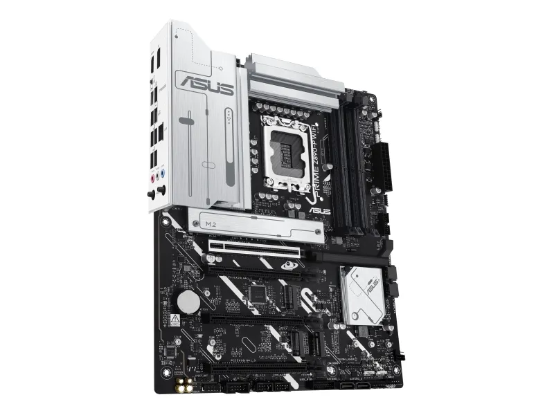 ASUS PRIME Z890-P WIFI - Bundkort - ATX - LGA1851 sokkel - Z890 Chipset - USB4, USB 3.2 Gen 2, USB 3.2 Gen 1, USB-C 3.2 Gen 1 - Wi-Fi 7, Bluetooth, 2.5 Gigabit LAN - onboard grafik (CPU påkrævet) - HD Audio (8-kanaler)