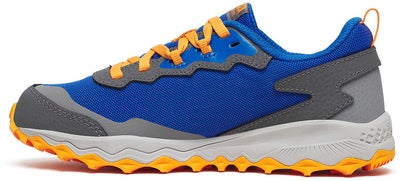 Saucony Peregrine Kids Shield Treningssko, Blue/Orange