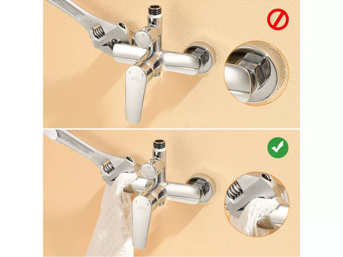 Colonne de Douche Mécanique Chromé,Ensemble de Douche Ronde, Tête Douche10 Pouces,Douchette avec 3 Jets D'eau,Hauteur Réglable103-139 cm Salle Bain