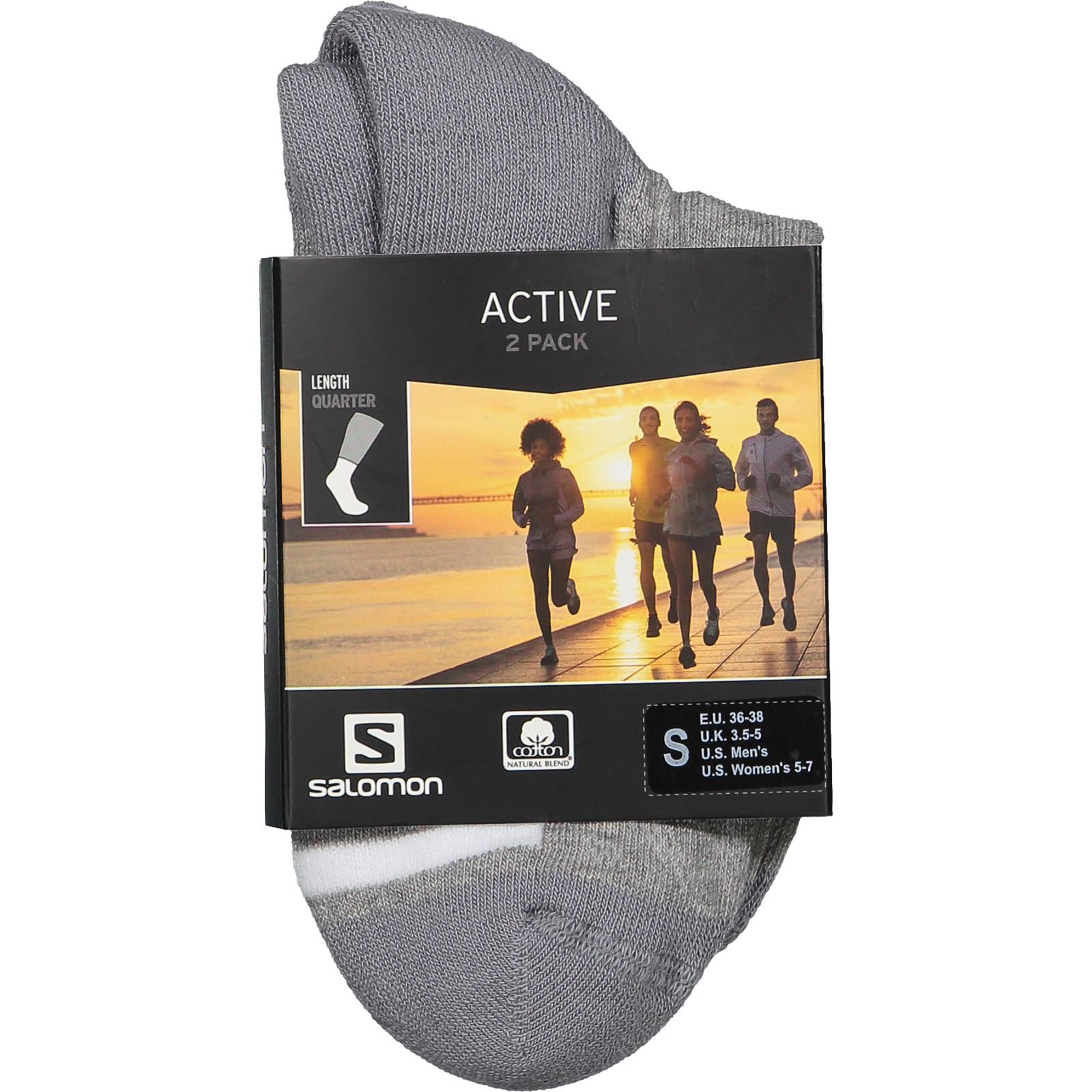 Salomon Wsocken 2er Erw., 45-47, schwarz