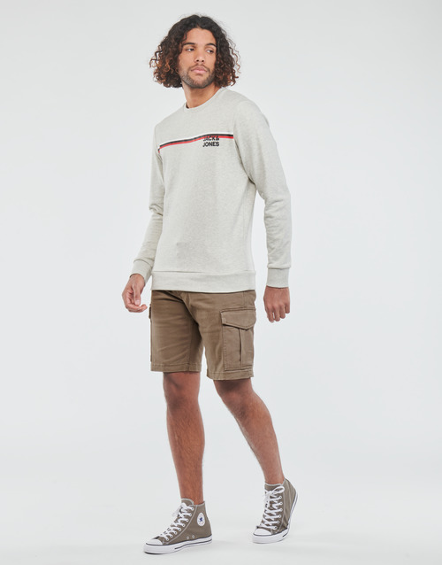 Jack & Jones - JJATLAS SWEAT CREW NECK - Blanc