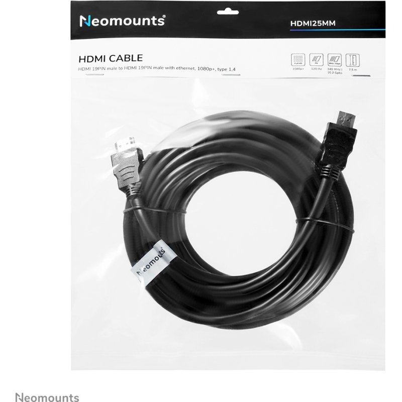 Neomounts HDMI25MM câble HDMI - 7.5 mètres