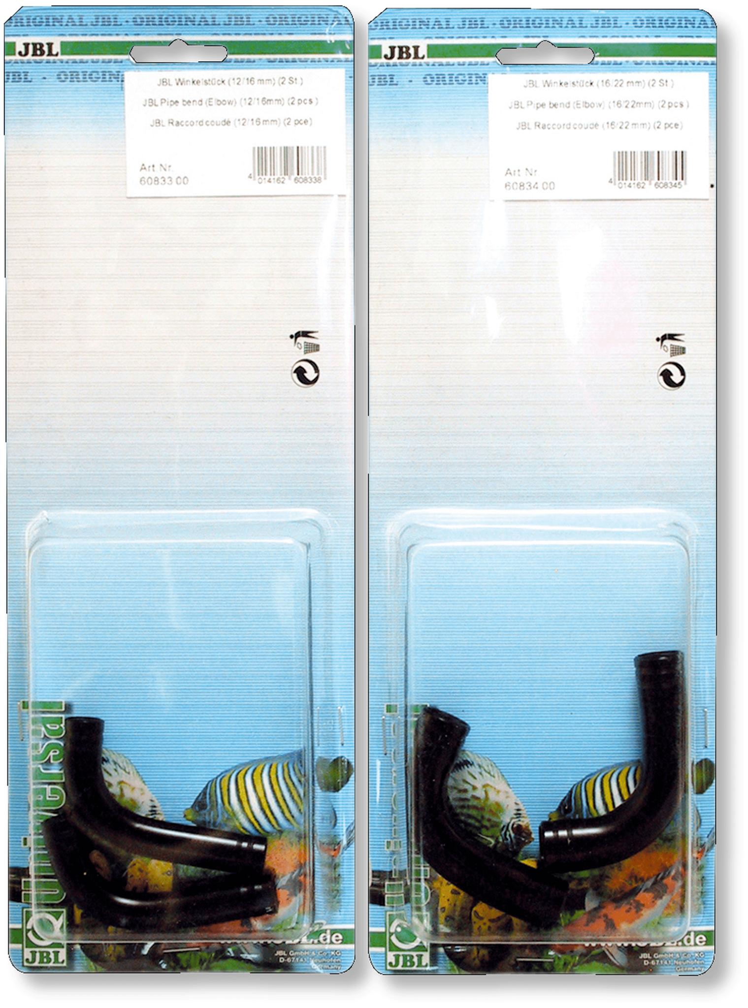 JBL Bocht 12/16mm 2 stuks