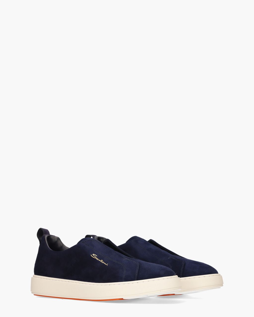 Santoni 21959 Donkerblauw Herensneakers