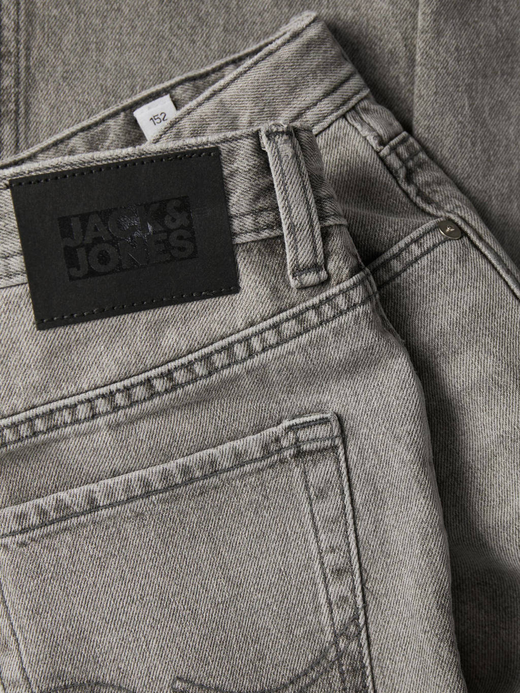 JACK & JONES loose fit jeans JJICHRISgrijs