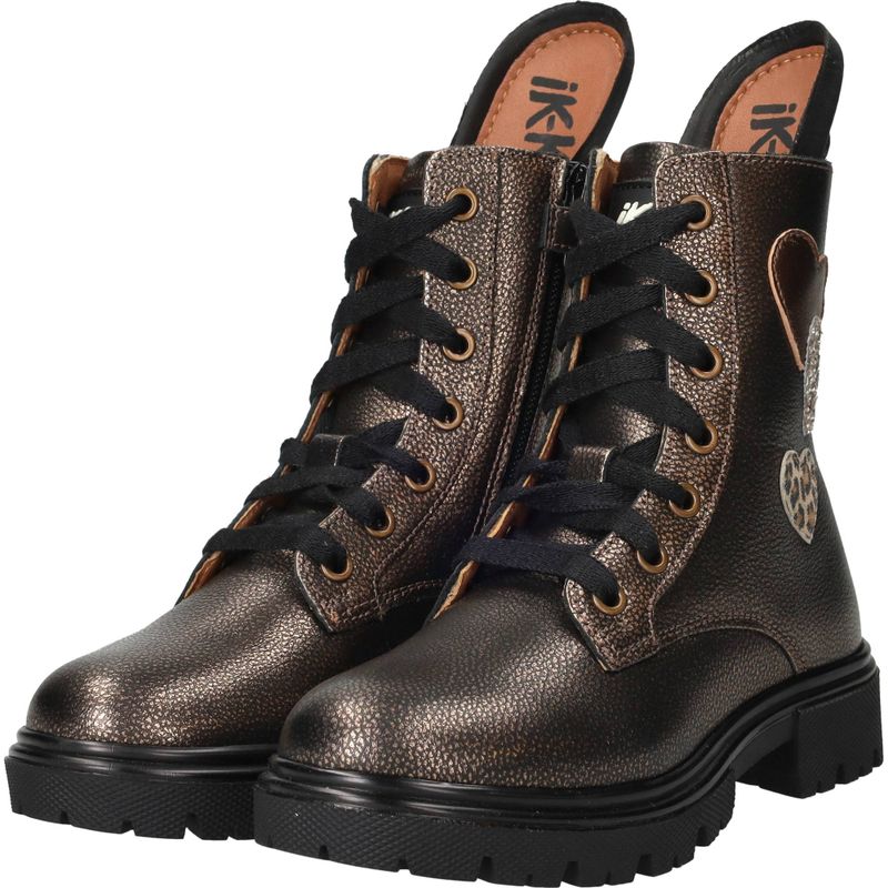 IK-KE Veterboots Goud Meisjes