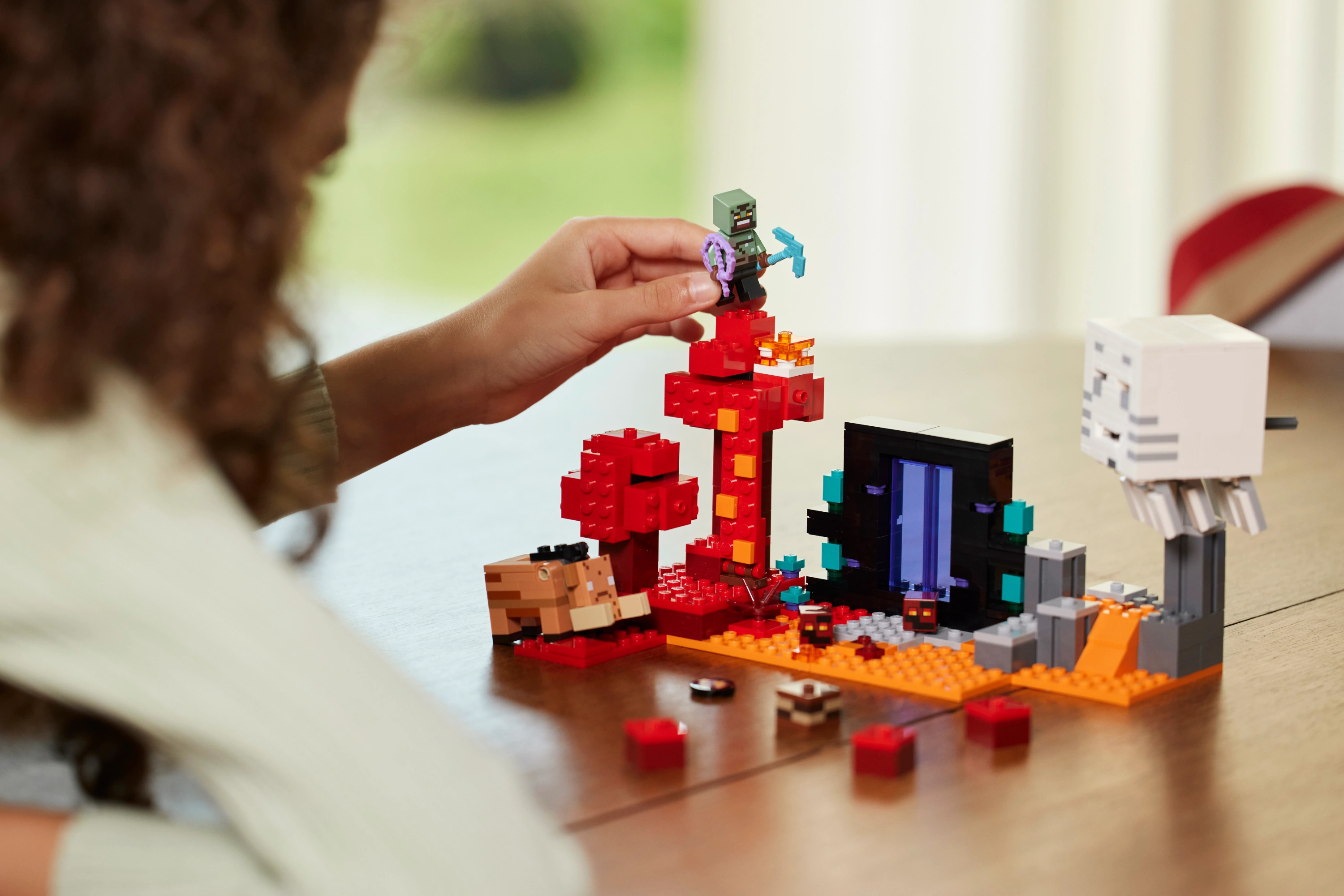 LEGO® Minecraft™ 21255 HINTERHALT AM NETHERPORTAL