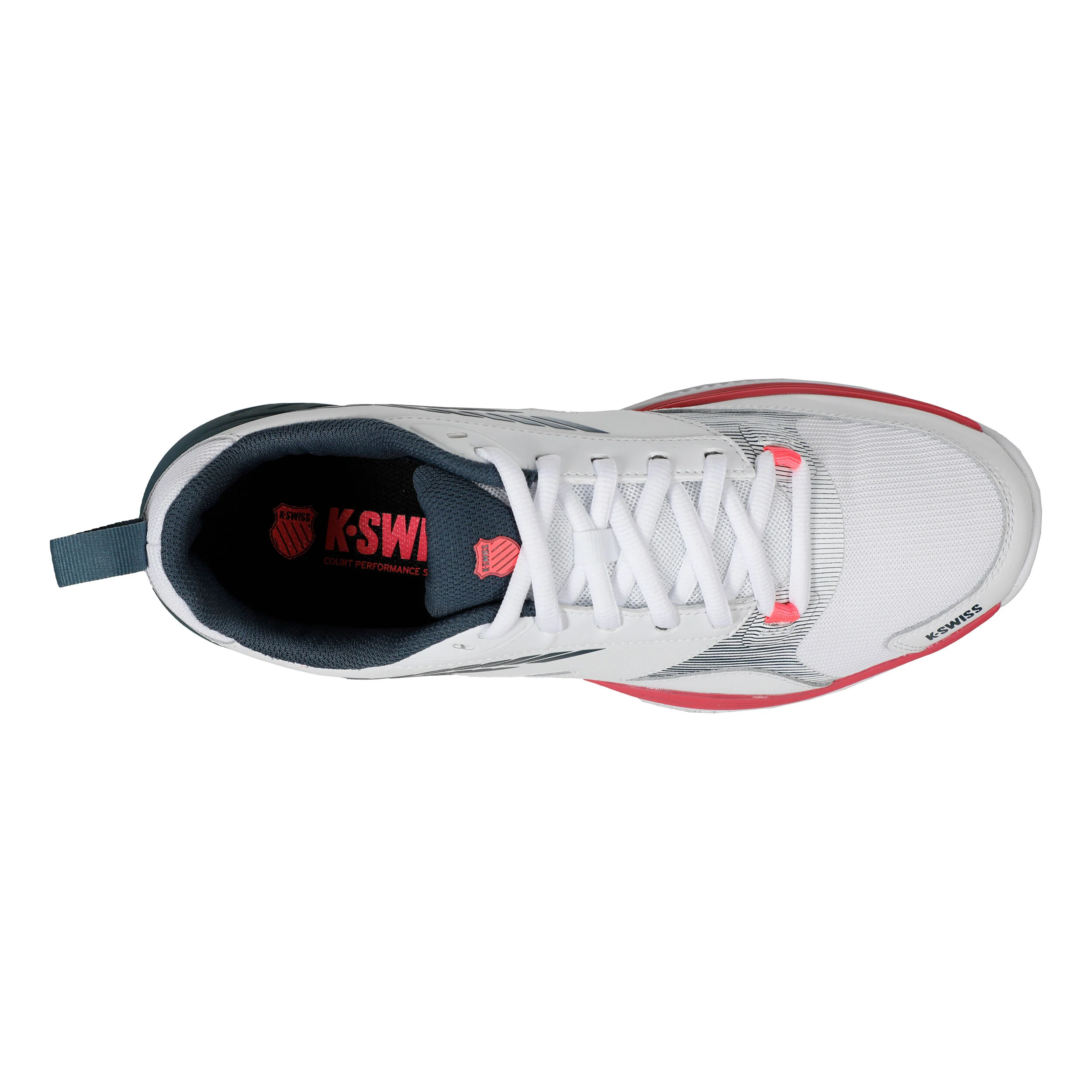 K-Swiss Speedex Chaussure Terre Battue Hommes - Blanc , Bleu Foncé