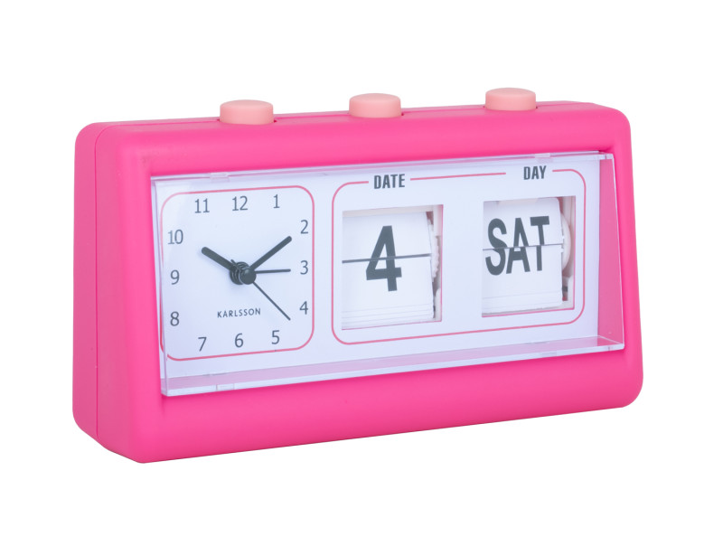 Alarm Clock Data Flip KA5941BB Bright blue
