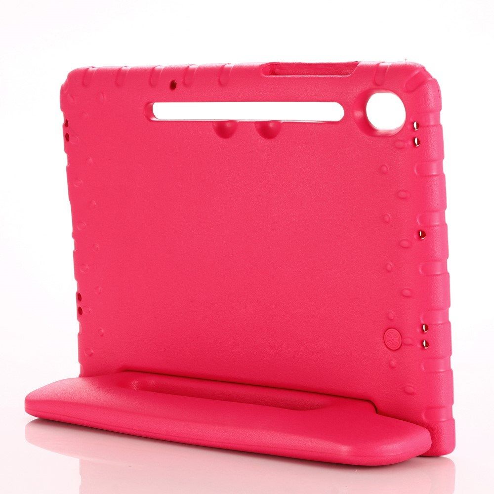 Samsung Galaxy Tab S10 FE / Tab S9 FE / S9 Stossfeste Kinder Schaumstoff Schutz Hülle   Griff   Standfunktion - Pink