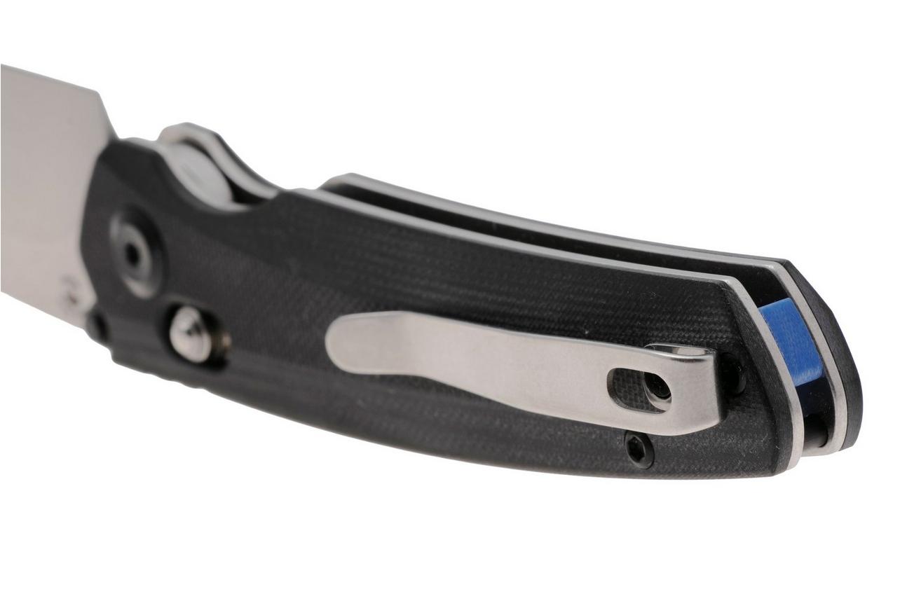 Tenable Knives Raven T2109V4 Stonewashed 14C28N, Black G10, zakmes, Black Bird Blades design