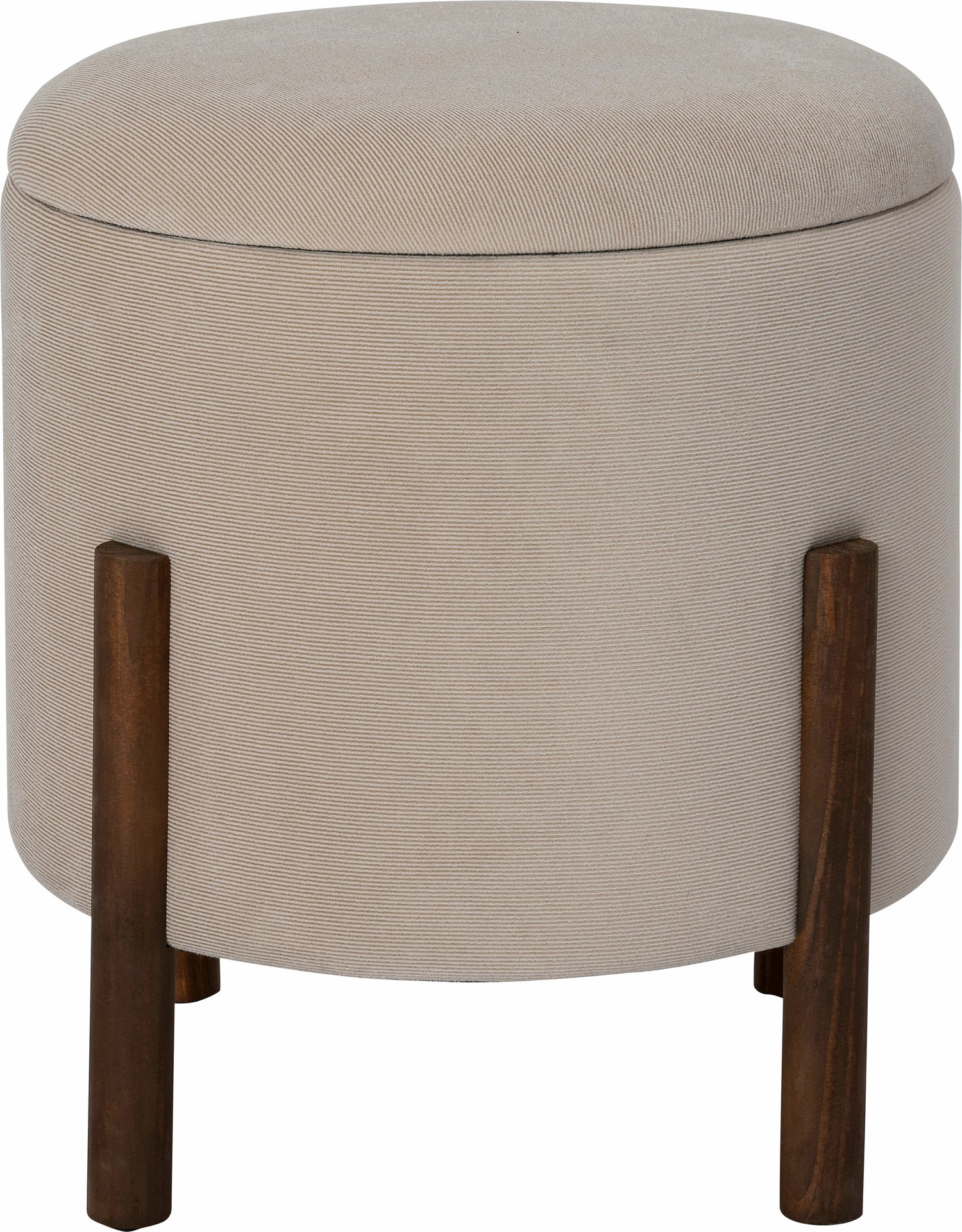 Intratuin poef met opbergruimte Mellie crème D 50 H 40 cm