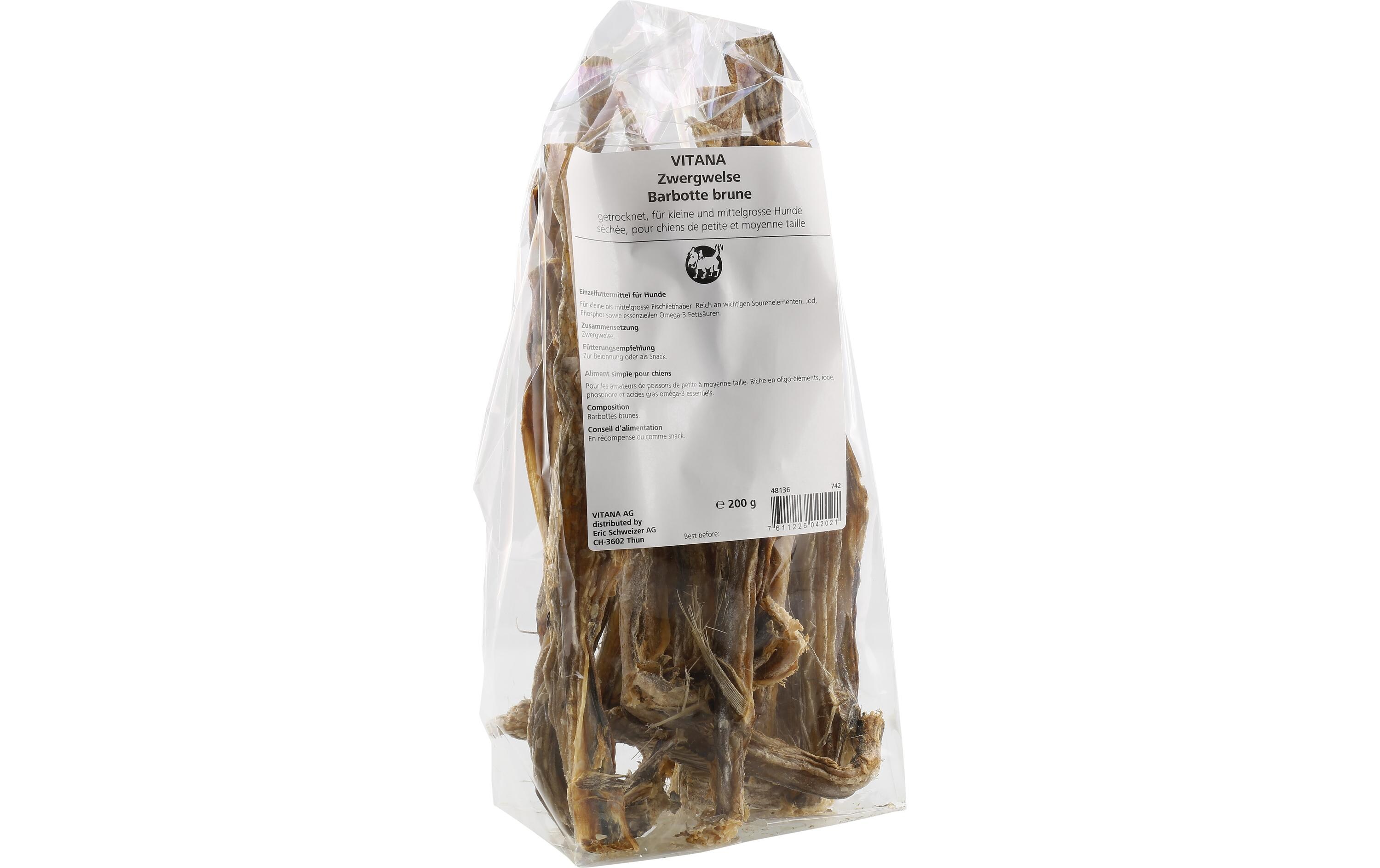 Snack Zwergwelse, 200 gSnacks für Hunde