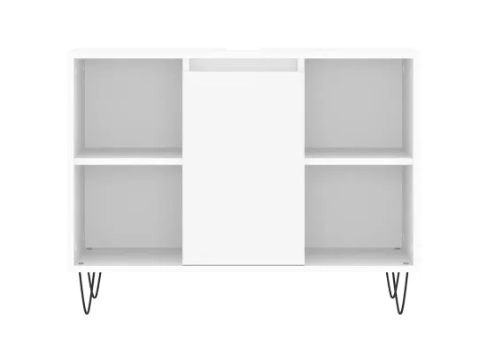 Armoire de salle de bain blanc 80x33x60 cm bois d'ingénierie