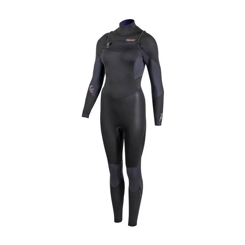 Combinaison intégrale femme PROLIMIT Fire Freezip 4/3 Zodiac 2 lining GBS Black/Ash