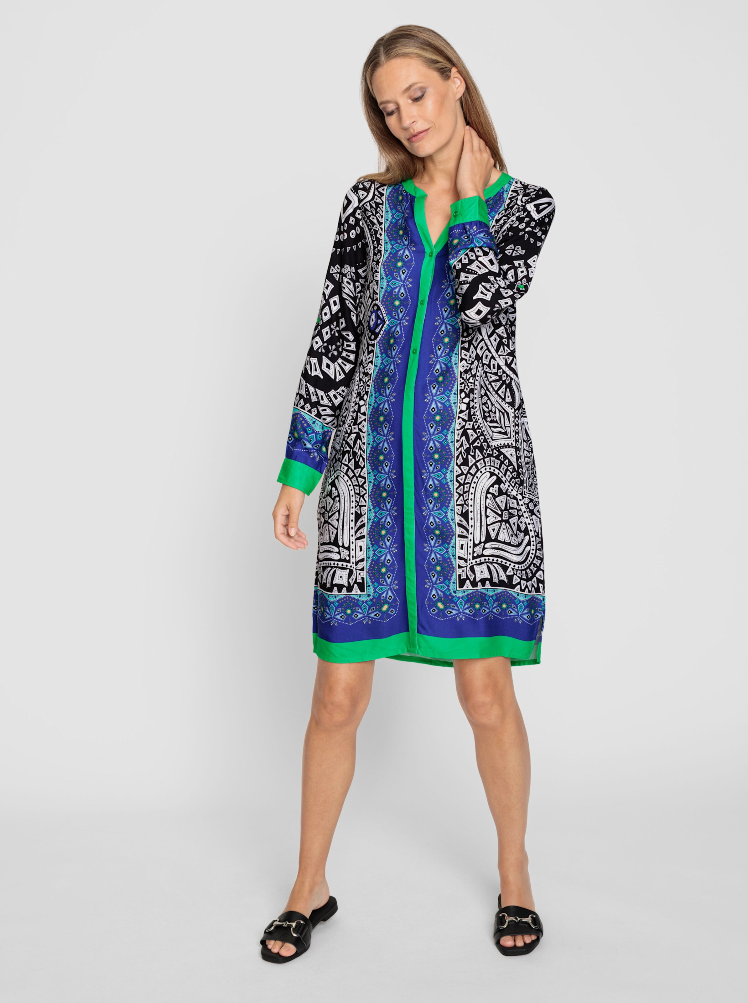Druck-Kleid