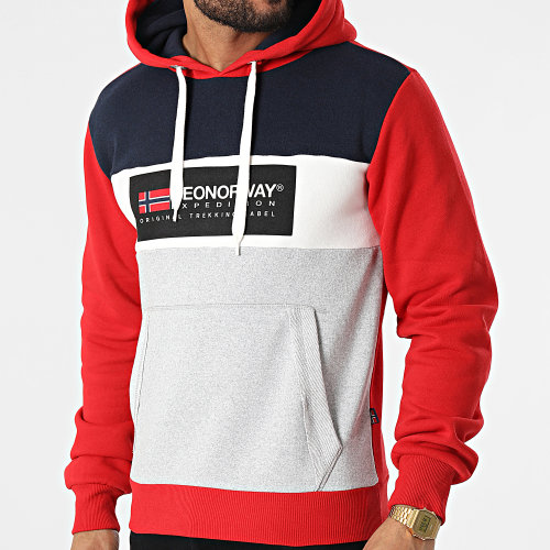 Sweat Capuche Golem Rouge