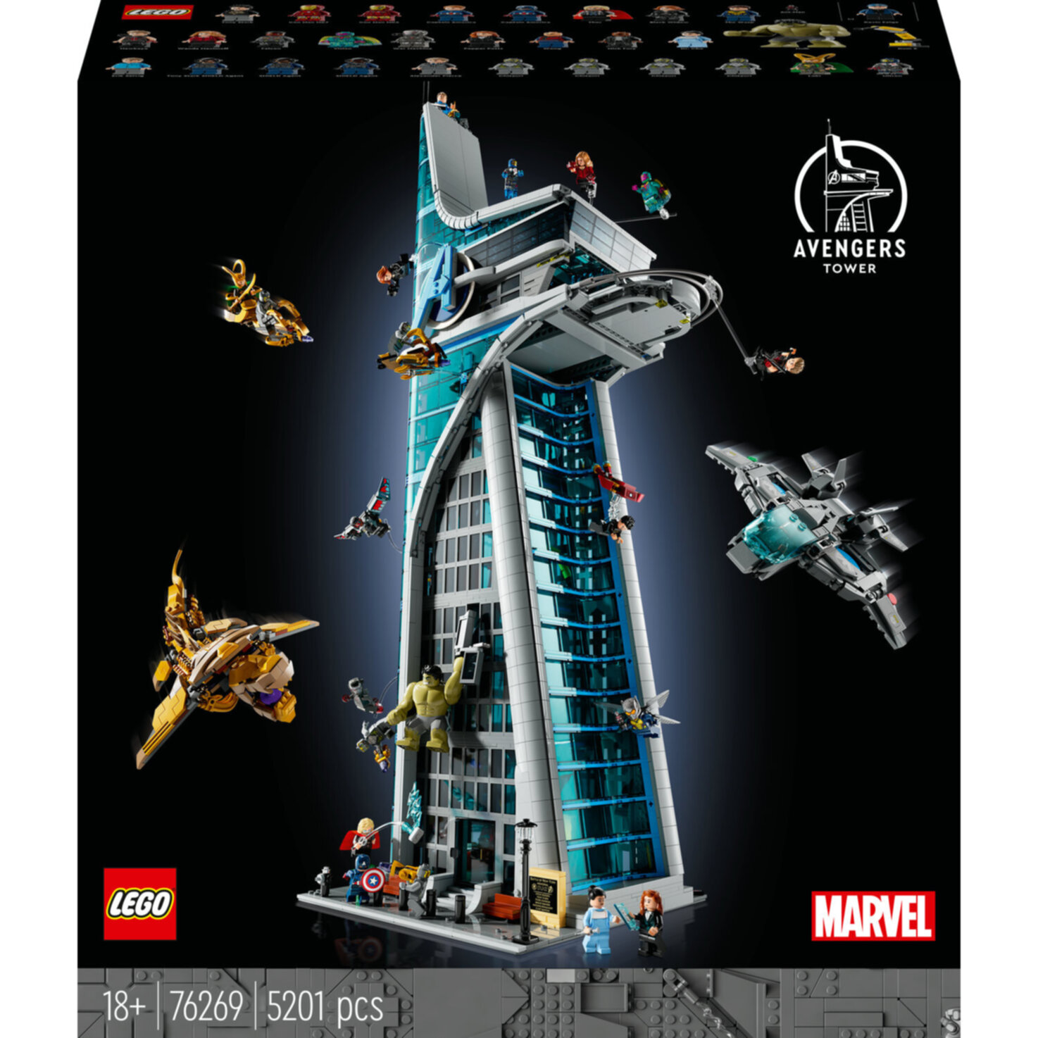 LEGO Marvel Super Heroes Avengers Tower (76269, seltenes Set)
