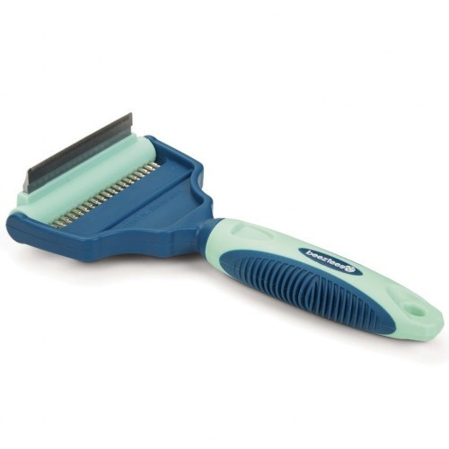 pente de ancinho azul e menta