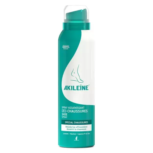 Spray Desodorizante Higienizante para Calçados Akileine 150ml