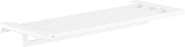 Porte serviettes 4 barres 65 cm blanc mat Addstoris Hansgrohe