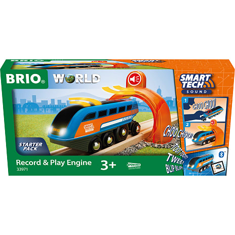 BRIO 33971 Smart Tech Sound Lokomotiv med lydoptager