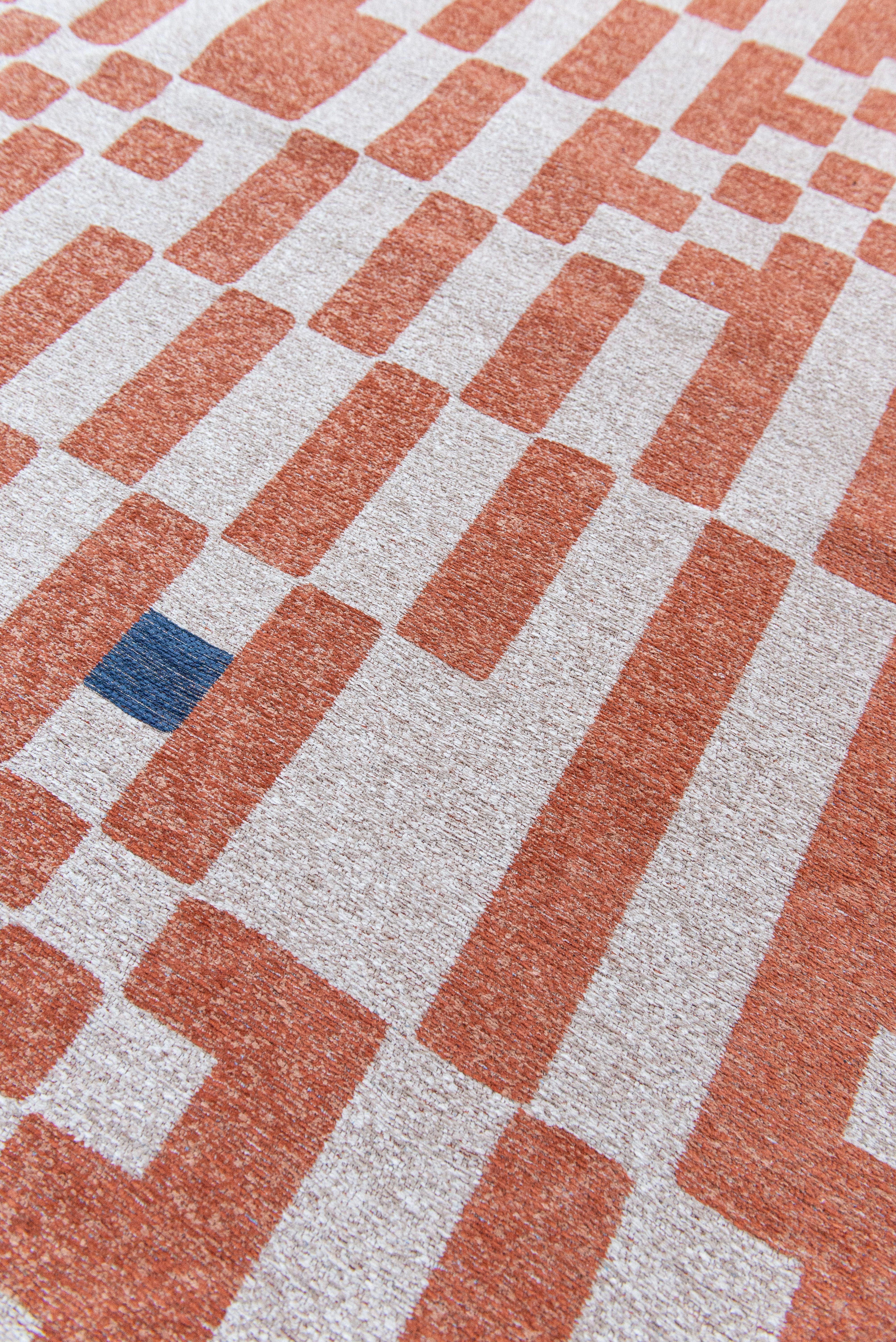 Vloerkleed Nude 9341 Chess  | Louis de Poortere