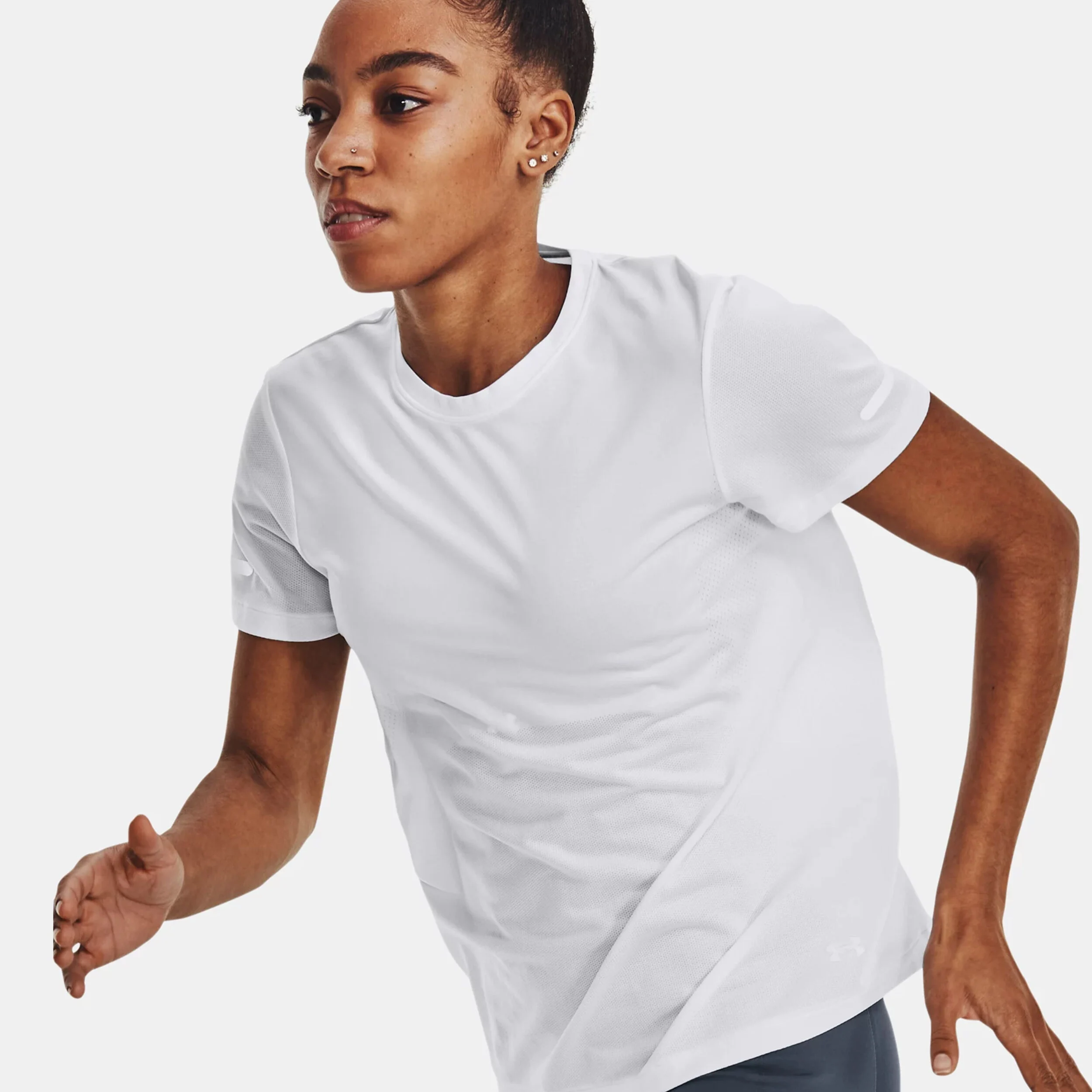 Under Armour Seamless Stride Maillot De Course Femmes - Blanc