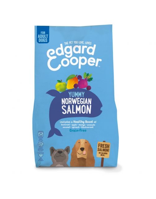 Edgard&Cooper Yummy Norwegian Salmon Adult Zalm&Rode Biet&Appel - Hondenvoer