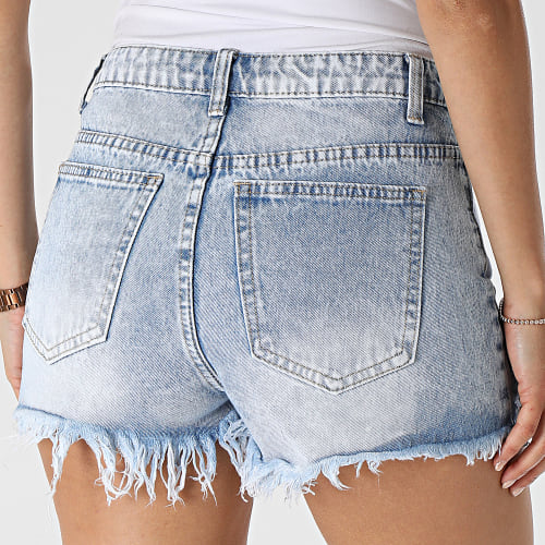 Short Jean Femme B1353 Bleu Wash