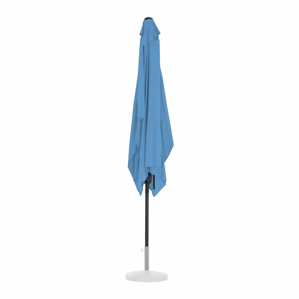 Grand parasol de jardin rectangulaire 200 x 300 cm bleu