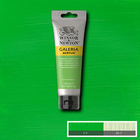 Galeria akrylmaling 120 ml - Permanent Green Light