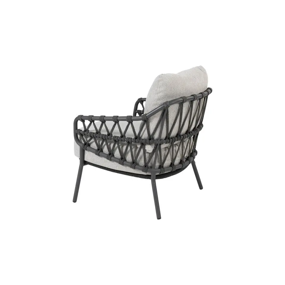4 Seasons Calpi low dining stoel - antraciet (1 stuk)