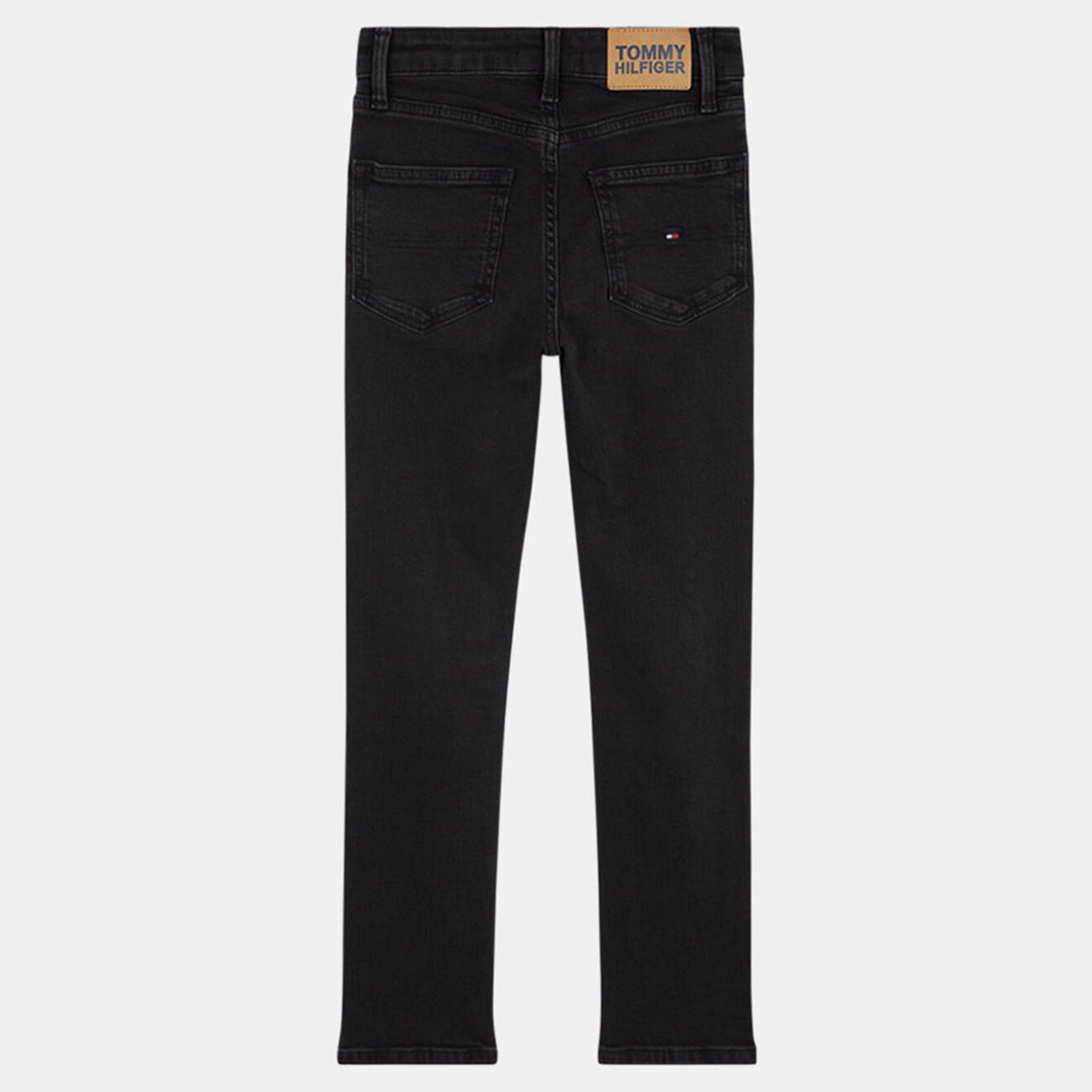 Tommy Hilfiger Jean en Coton délavé Slim Scanton noir