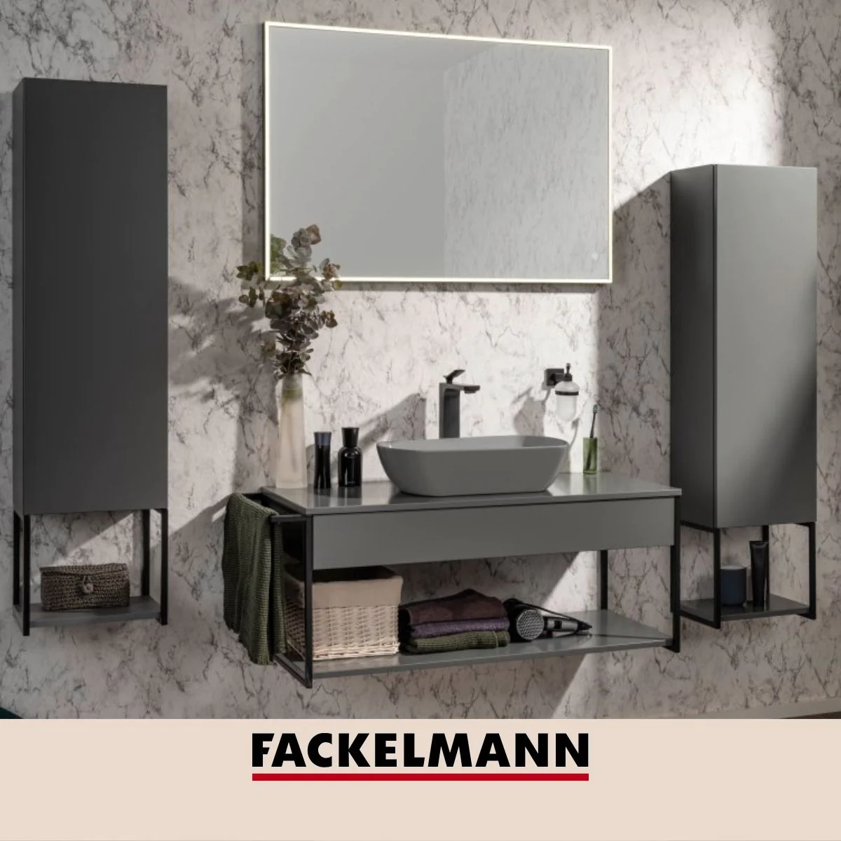Distributeur de savon noir mat New York Fackelmann