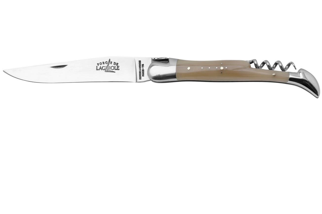 Forge de Laguiole met kurkentrekker 22121INB, punthoorn