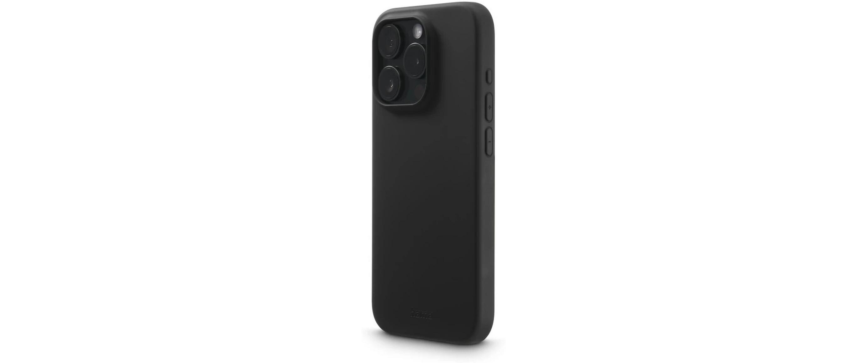 Back Cover Fantastic Feel Schwarz für iPhone 16 Pro MaxHama Fantastic Feel Handy-Schutzhülle 17.5 cm (6.9