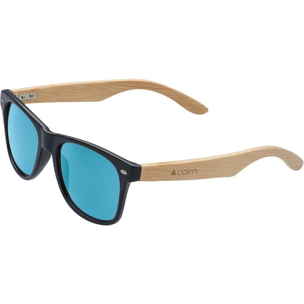 Lunette de soleil lifestyle CAIRN WOODSTOCK HYBRID MAT MAT BLACK AZURE