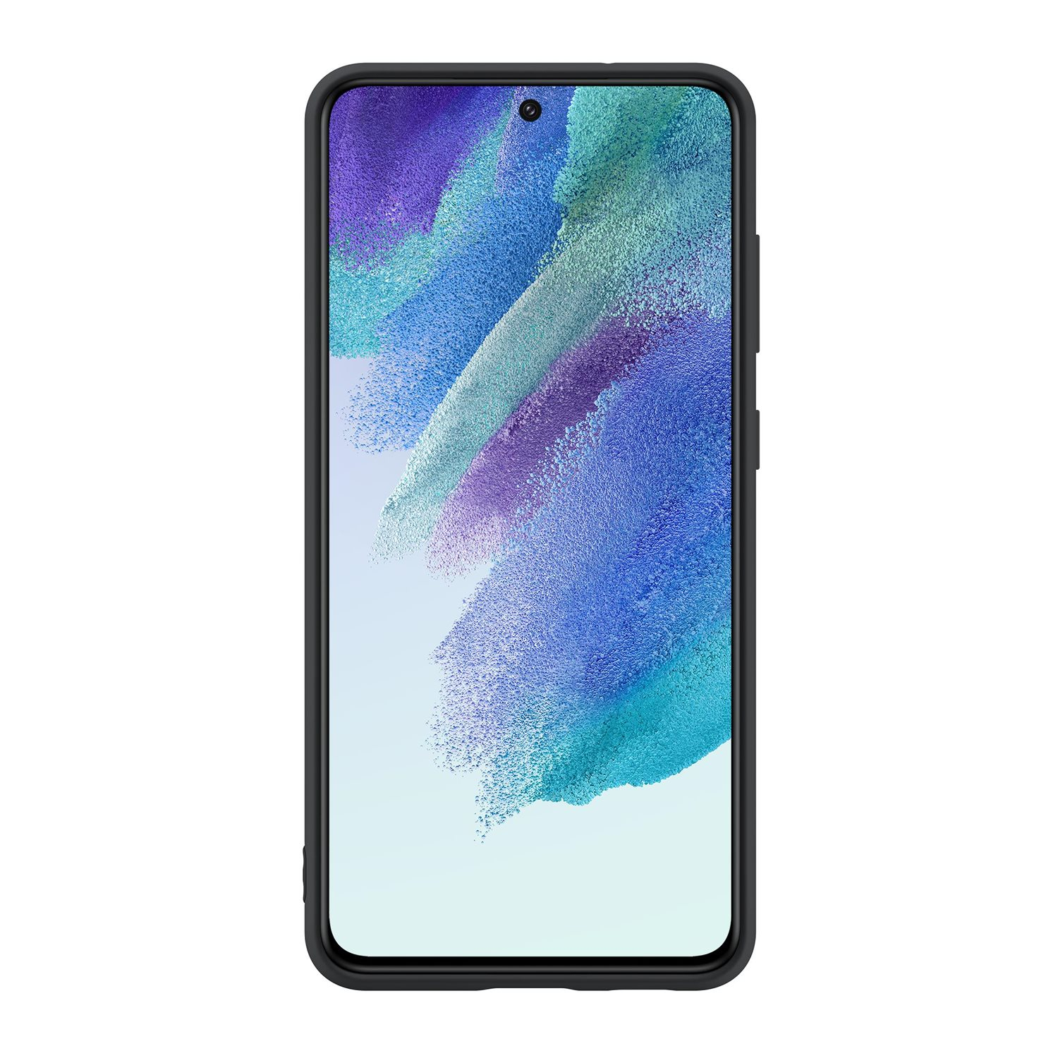 Galaxy S21 FE 5G Silikon Cover Hülle (EF-PG990TBEGWW) - Schwarz