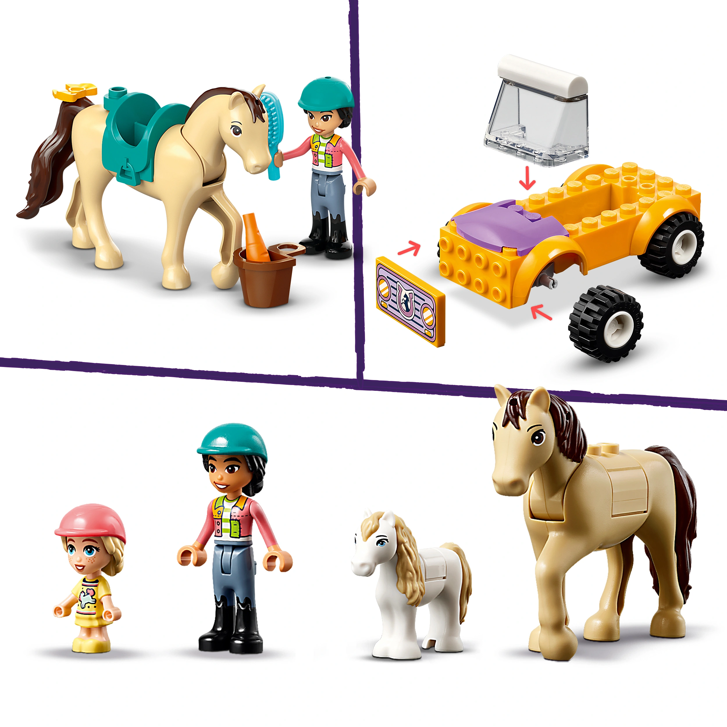 LEGO® Friends 42634 PFERDE- UND PONYANHÄNGER