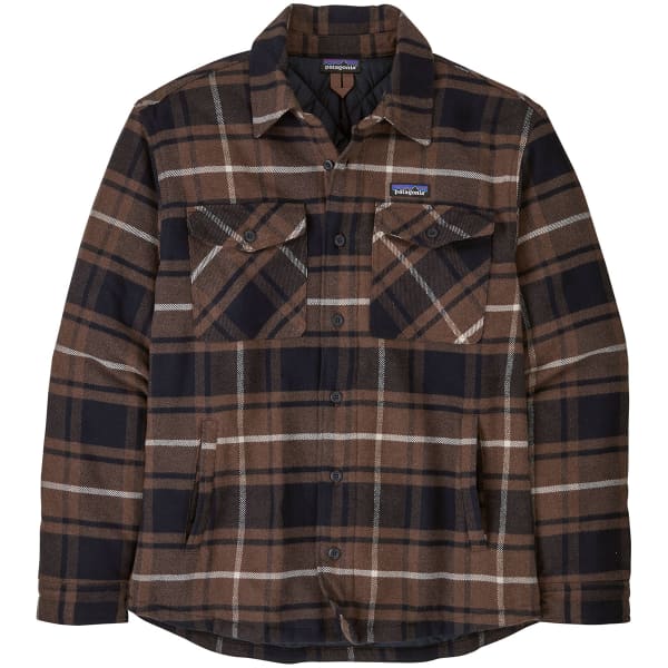 Chemise PATAGONIA M'S LW INSULATED FJORD FLANNEL SHIRT MOLASSES BROWN