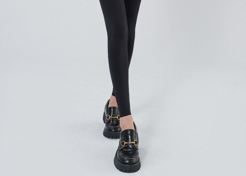 SHINSHIN - Hoge taille effen cropped legging